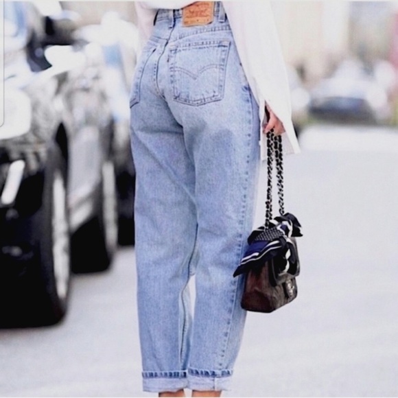 Vintage Levi’s 550 Relaxed Junior 11 Long Casual High Waist Mom Jeans Y2K Retro - Picture 1 of 8